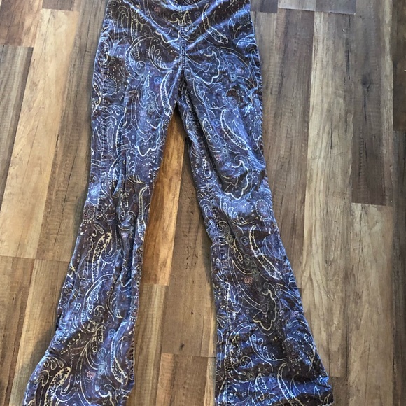 Paisley Boot Cut Pants - Picture 2 of 3